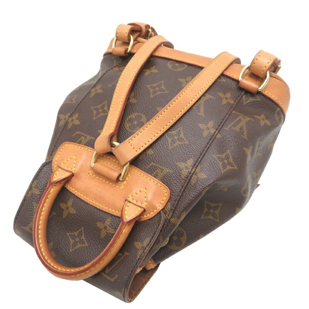 LOUIS VUITTON Authentic Brown Monogram Backpack - Picture 4 of 10